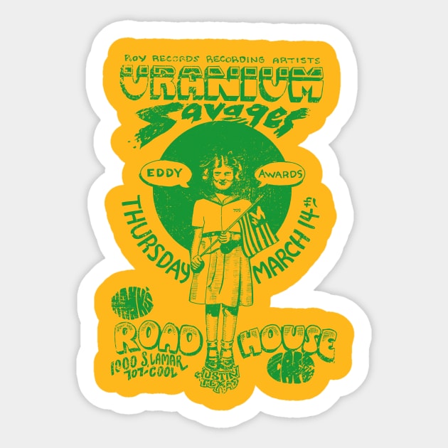 Uranium Savage Sticker by Miguelittle Camilia